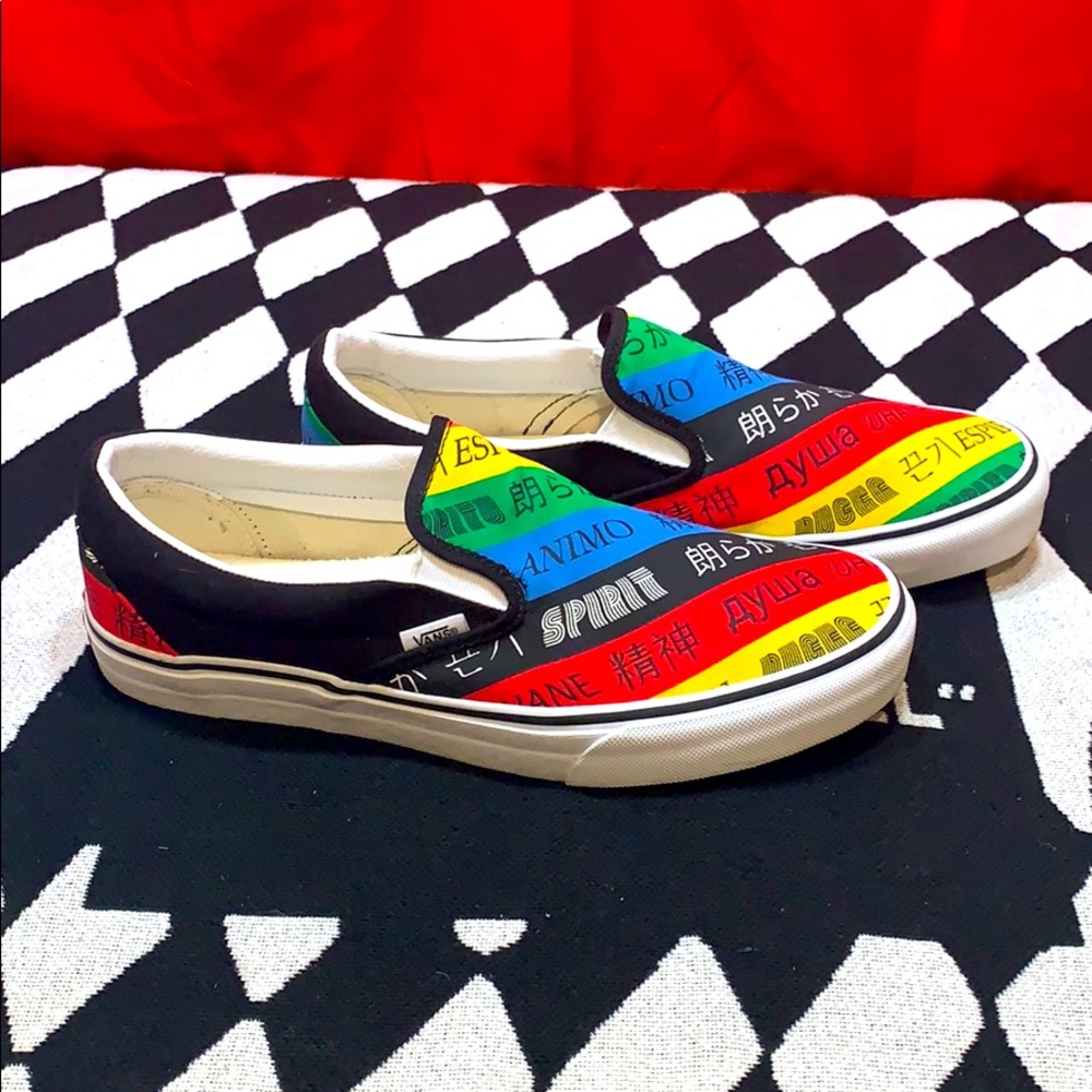 Like New Vans Classic Slip-On (Vans Spirit) Multi